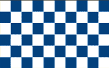 blue white checkered