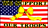 We Support Our Troop Rib