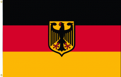 germany flag with eagle