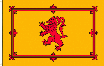Scotland Flag With Lion
