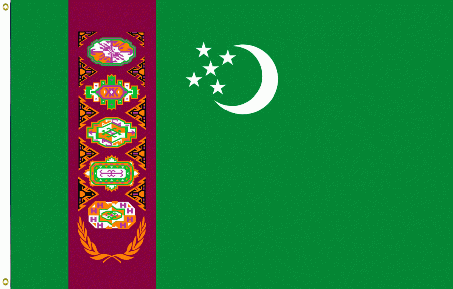 Turkmenistan 1 turkmenistan flag