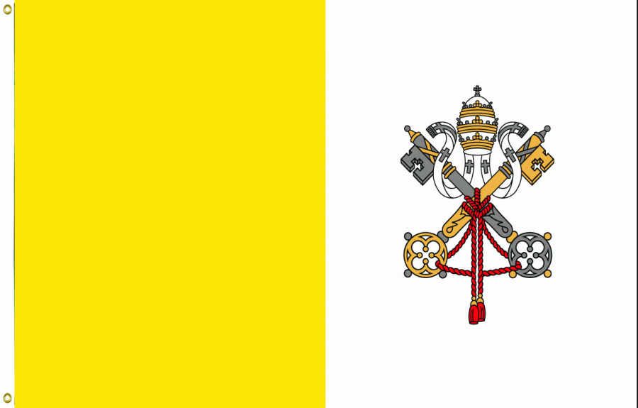 Vatican 1 vatican city flag